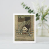 Die Washerwoman, die von J. Laurent Julien (c1 Postkarte (Stehend Vorderseite)