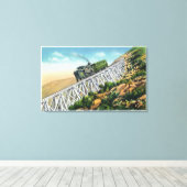 Die Washington Cog Railway, Jacob's Ladder Leinwanddruck (Insitu (Holzboden))