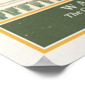 Die Washington DC Eisenbahn auf dem Weg zur Haupts Poster (Ecke)