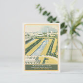 Die Washington DC Eisenbahn auf dem Weg zur Haupts Postkarte (Stehend Vorderseite)