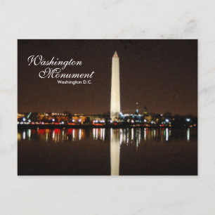 Die Washington Monument Postcard Postkarte