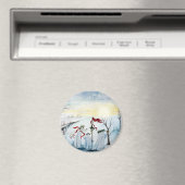Die Wassailing-Geister Magnet (In Situ (Geschirrspüler))