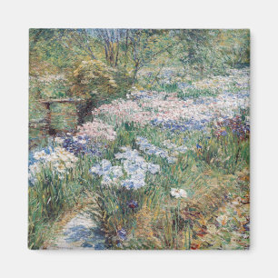 Die Wasser-Garten Childe Hassam schöne Kunst Magnet