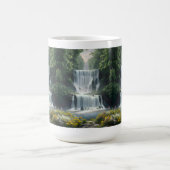 Die Wasserfall-Landschaft Kaffeetasse (Mittel)