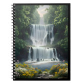 Die Wasserfall-Landschaft Notizblock (Vorderseite)