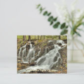 Die Wasserfälle am Mackenzie King Anwesen, Gatinea Postkarte (Stehend Vorderseite)