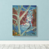 Die Wasserfälle Keene NH Leinwanddruck (Insitu (Holzboden))