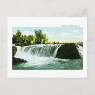 Die Wasserfälle, Sioux Falls, South Dakota Postkarte