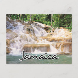 Die Wasserfälle von Jamaica Dunn schließen Postkarte