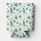 Die Wasserfarbe St. Patrick's Day Muster Dosenkühler (Vorderseite)