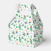 Die Wasserfarbe St. Patrick's Day Muster Geschenkschachtel (Rückseite)