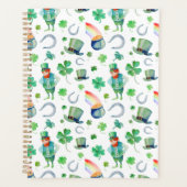 Die Wasserfarbe St. Patrick's Day Pattern Planer (Vorderseite)