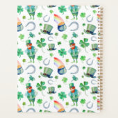 Die Wasserfarbe St. Patrick's Day Pattern Planer (Rückseite)