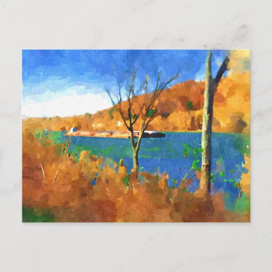 Die Wasserfarbenkunst von Ohio Postkarte (Vorderseite)