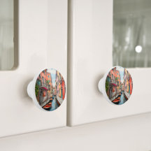 Die Wasserfarbenstraße in Venedig