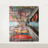 Die Wasserfarbenstraße in Venedig Wandteppich (Vorderseite)