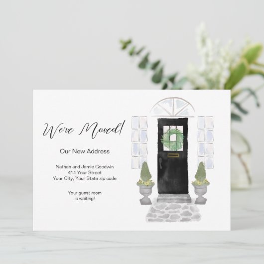 Die Wasserfarbentür hat sich verändert Ankündigung (Stehend Vorderseite)