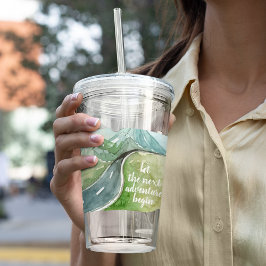 Die Wasserfarbenwelt Der nächste Abenteuer beginnt Acryltrinkbecher