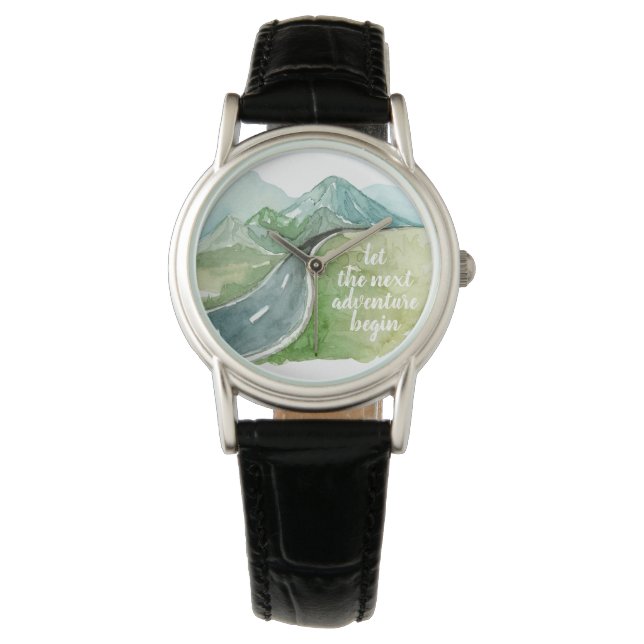 Die Wasserfarbenwelt Der nächste Abenteuer beginnt Armbanduhr (Vorderseite)