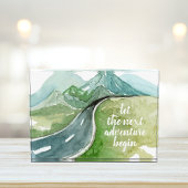 Die Wasserfarbenwelt Der nächste Abenteuer beginnt Fotoblock