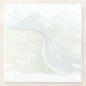 Die Wasserfarbenwelt Der nächste Abenteuer beginnt Glasuntersetzer (Rückseite)