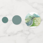 Die Wasserfarbenwelt Der nächste Abenteuer beginnt Konfetti (Rückseiten)