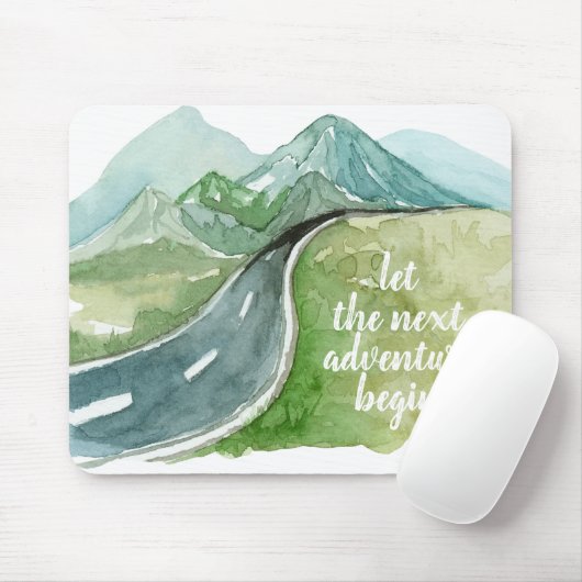 Die Wasserfarbenwelt Der nächste Abenteuer beginnt Mousepad (Mit Mouse)