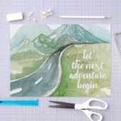 Die Wasserfarbenwelt Der nächste Abenteuer beginnt Seidenpapier (Handwerk)