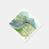 Die Wasserfarbenwelt Der nächste Abenteuer beginnt Serviette (Ecke)