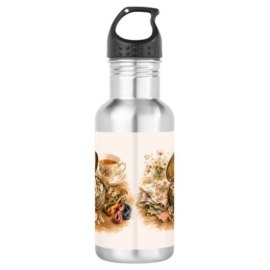 Die Wasserflasche Button Tin (Vorderseite)