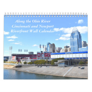 Die Wasserfront von Cincinnati/Newport Wall Calend Kalender