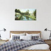 Die Wassergärten des Chiswick House Leinwanddruck (Insitu (Schlafzimmer))
