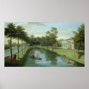 Die Wassergärten des Chiswick House Poster