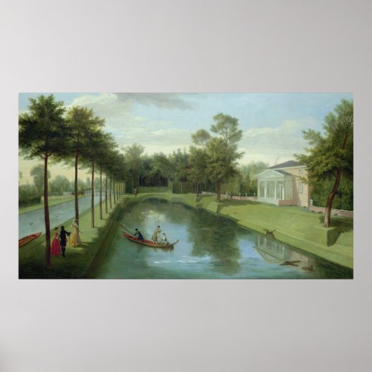 Die Wassergärten des Chiswick House Poster (Vorne)