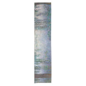 Die Wasserlilien - Morgens mit Willows, Monet Kurzer Tischläufer (Vorderseite)