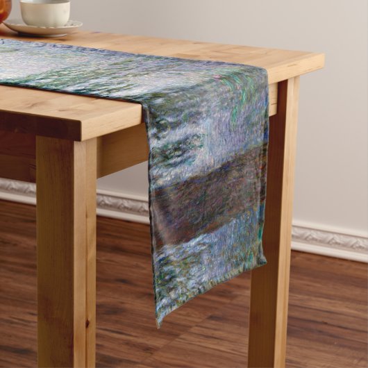 Die Wasserlilien - Morgens mit Willows, Monet Kurzer Tischläufer (Beispiel)