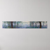 Die Wasserlilien - Morgens mit Willows, Monet Poster (Vorne)