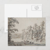 Die Wassermühle am Ford Postkarte (Vorne/Hinten)