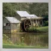 Die Wassermühle Poster (Vorne)