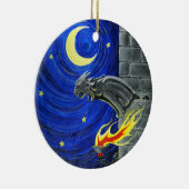 Die Wasserspeier-Baum-Verzierung Keramik Ornament (Rechts)