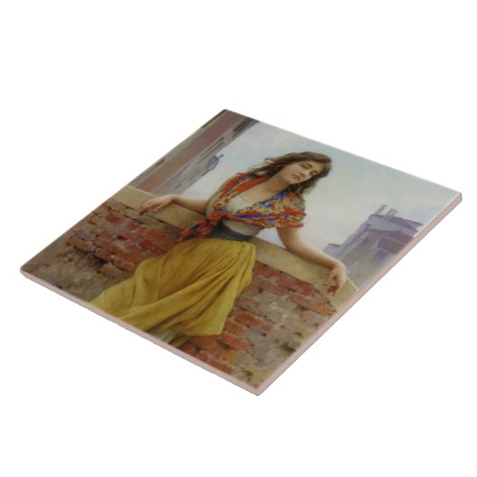 Die Wassersportlerin Fliese (Seite)