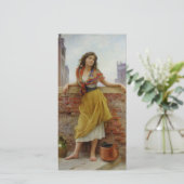 Die Wassersportlerin Karte (Stehend Vorderseite)