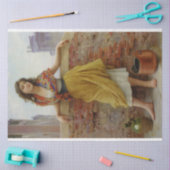 Die Wassersportlerin Seidenpapier (Basteln)