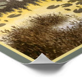 Die Wasserspritze von Theodor Severin Kittelsen Poster (Ecke)