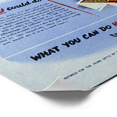 Die Wasserstoffbombe Poster (Ecke)