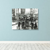 Die Wasserversorgung Leinwanddruck (Insitu (Holzboden))