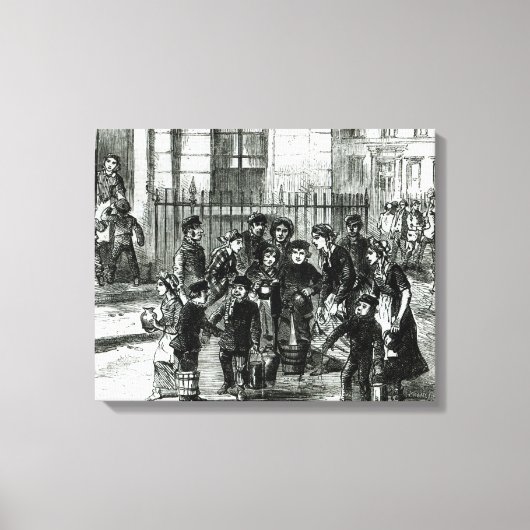 Die Wasserversorgung Leinwanddruck (Vorderseite)