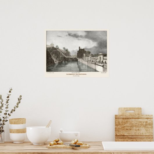 Die Wasserwerke am Fairmont Philadelphia Poster (Küche)