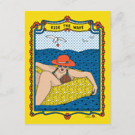 Die Wave_B_ Postkarte fahren