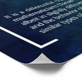 Die Wave Equation - Math Poster (Ecke)